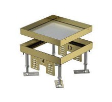 Рамка кассетная RKN2 ном. размер 4 200х200мм MS 20 латунь OBO 7409004