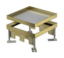 Рамка кассетная RKN2 ном. размер 9 243х243мм MS 20 латунь OBO 7409022