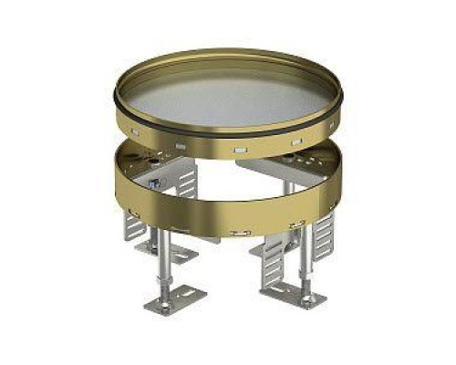 Рамка кассетная RKR2 ном. размер 4 M 25 d215мм латунь OBO 7409084