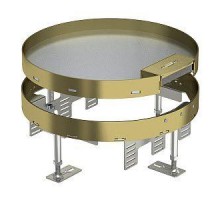 Рамка кассетная RKS2 ном. размер R9 d305мм M25 латунь OBO 7409274