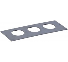 Рамка приборная ONFLOOR 80/3 ИЭК KNR-80-03-7012