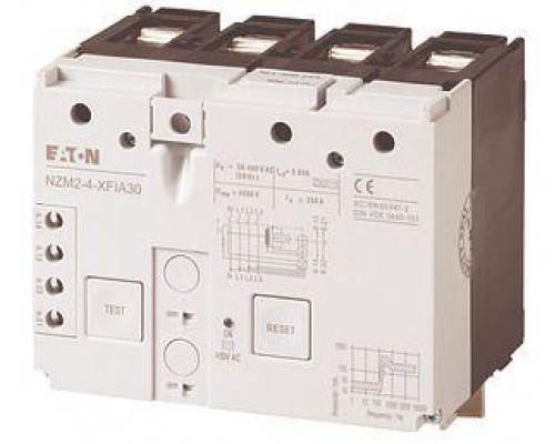 Расцепитель токов утечки 30мА DC чувствительные 4п NZM2-4-XFIA30 EATON 292345