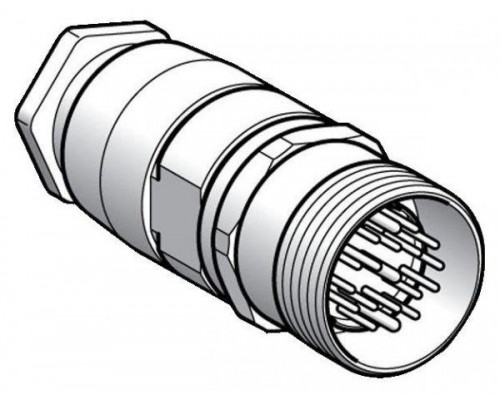 Разъем 19 прям. М23 SchE XZCC23MDM190S