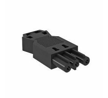 Разъем 3п Modul45connect вилка 16А 250B BT-S GST18i3p SW черн. OBO 6108056