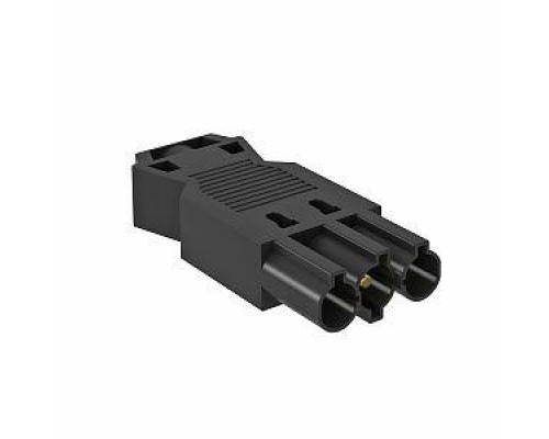 Разъем 3п Modul45connect вилка 16А 250B ST-S GST18i3p SW черн. OBO 6108054