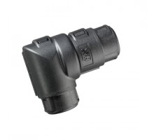 Разъем AMP CI нейлон 6 d10мм угол 90 CI10-90-AS2 черн. (уп.500шт) ABB 7TCA298010R0232