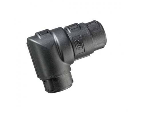 Разъем AMP CI нейлон 6 d12мм угол 90 2 вывода CI12-90-AS2 черн. (уп.300шт) ABB 7TCA298010R0246