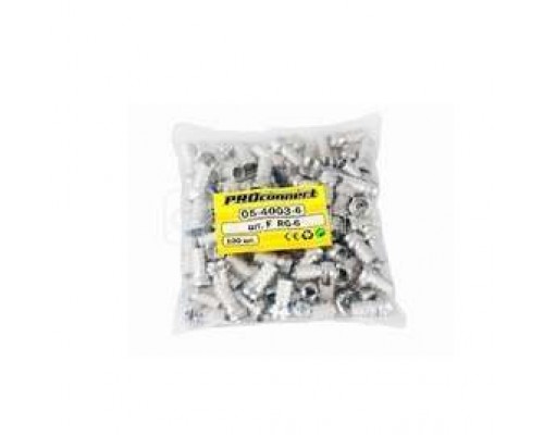 Разъем F RG-6 (3003-2) PROCONNECT 05-4003-6