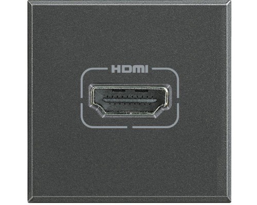 Разъем HDMI Axolute антрацит Leg BTC HS4284