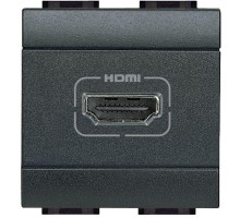 Разъем HDMI LivingLight антрацит Leg BTC L4284