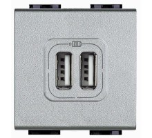 Разъем LL для зарядки 2хUSB алюм. Leg BTC NT4285C2