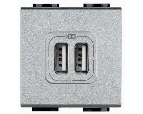 Разъем LL для зарядки 2хUSB алюм. Leg BTC NT4285C2