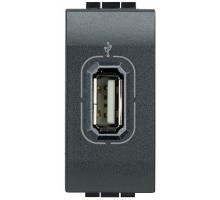 Разъем USB LivingLight антрацит Leg BTC L4285