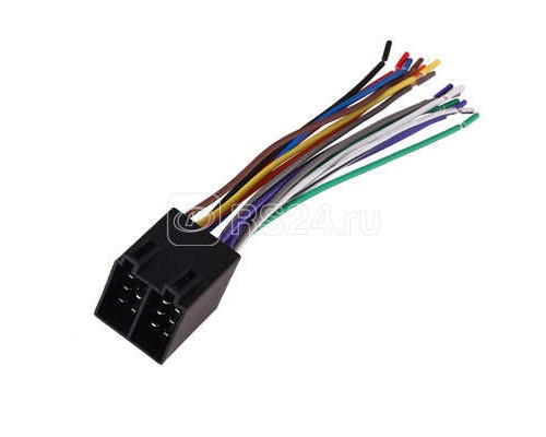 Разъем для автомагнитол Евро ISO сдвоенный штекер акустика+питание Rexant 16-0503