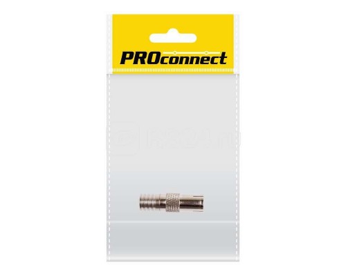 Разъем гнездо TV никель обжим (инд. упак.) PROCONNECT 05-4306-7