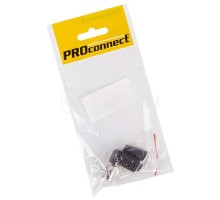 Разъем штекер BNC под винт с колпачком Угловой ZN (инд. упак.) PROCONNECT 05-3072-4-7