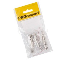 Разъем штекер BNC под винт с пружиной метал. (уп. 50шт.) PROCONNECT 05-3073-4