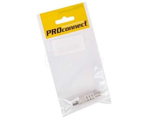 Разъем штекер TV никель c пружиной (инд. упак.) PROCONNECT 05-2011-4-7
