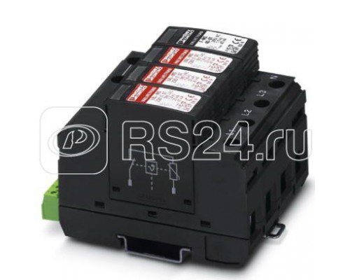 Разрядник для защиты от импульс. перенапр. тип 2 VAL-MS 230/3+1 FM Phoenix Contact 2838199