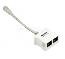 Разветвитель SPL-YT4-E2-E2 RJ45 4Pr.T568A/T568B -> 2 х 2Pr.10BASE-T Hyperline 34525