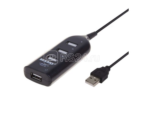 Разветвитель USB 2.0 на 4 порта Rexant 18-4105
