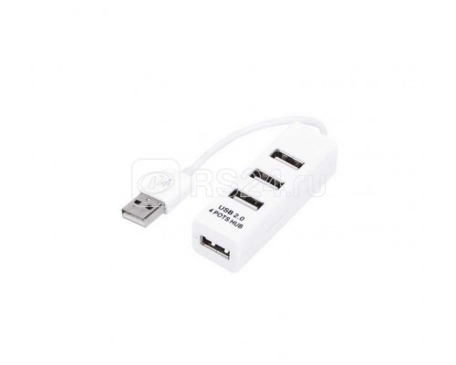 Разветвитель USB на 4 порта бел. Rexant 18-4103-1
