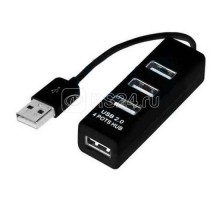 Разветвитель USB на 4 порта черн. Rexant 18-4103