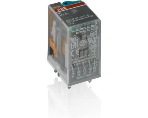 Реле CR-M230AC4LG 230В AC 4ПК 6А ABB 1SVR405618R3100