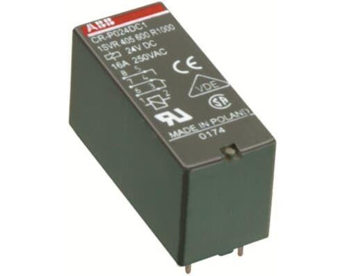 Реле CR-P110AC2G 110B AC 2ПК (8A) позолоченные контакты ABB 1SVR405606R7000
