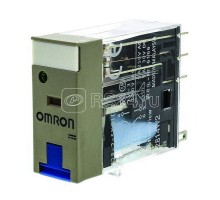 Реле G2R2SNI12DCSNEW 2п светодиод. индикатор и тест. кнопка 12В DC 5А Omron 125379