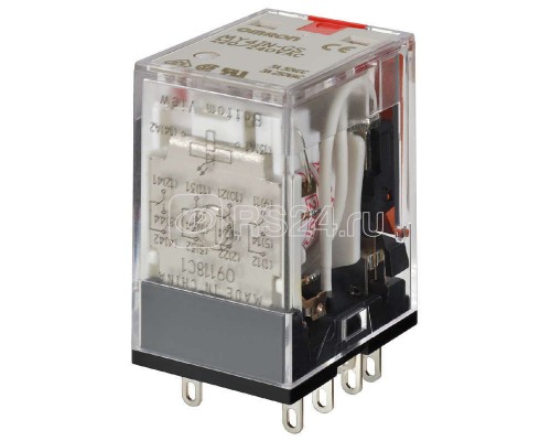 Реле MY-GS 4PDT MY4INGSAC110120BYOMZ светодиод. индикатор тест. кнопка 110/120В AC Omron 686172