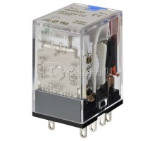 Реле MY-GS DPDT MY2INGSAC220240BYOMZ светодиод. индикатор тест. кнопка 220/240В AC Omron 686139
