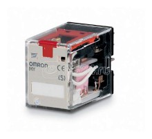 Реле MY-S 4PDT MY4IN220240ACS светодиод. индикатор блок. тест. кнопка 220/240В AC Omron 114051