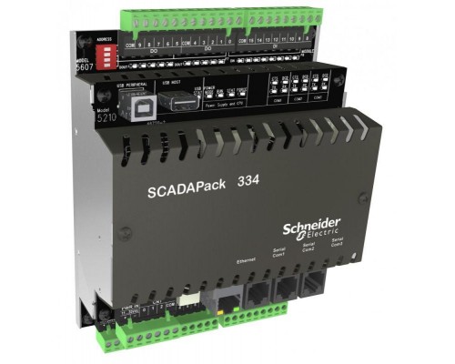 Реле SCADAPack 334 RTU 2 Газ&Жидк Ladders 24В SchE TBUP334-1N20-AB00S