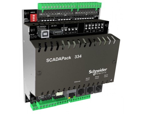 Реле SCADAPack 334 RTU 4 потока Ladders 24В 2 A/O SchE TBUP334-1F20-AB10S
