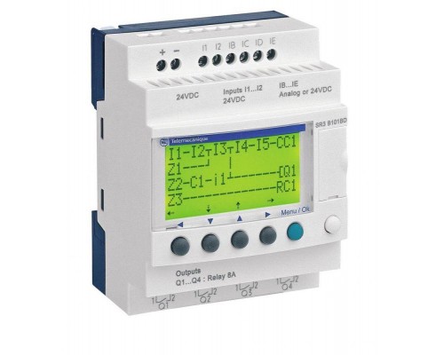 Реле ZELIO LOGIC 6ВХ/4ВЫХ 24В SchE SR3B101BD