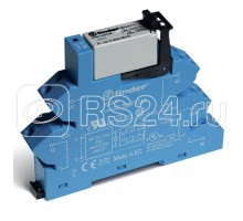 Реле электромеханическое интерфейсный модуль 1CO 16А AgNi 230-240В AC/DC IP20 безвинт. клеммы пружин. FINDER 381102400060