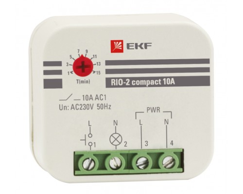 Реле импульсное RIO-2 compact 10А PROxima EKF rio-2k-10
