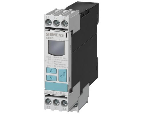 Реле контроля фаз 160-690В AC50 Siemens 3UG46171CR20