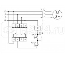Реле контроля фаз 3-х фазное 160-260В CZF-BT F&F EA04.001.004
