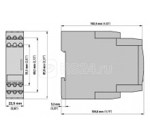 Реле контроля напряжения EMR6-W380-L-1 EATON 184777