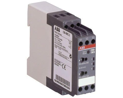 Реле контроля сопротивления изоляции CM-IWS.2P (1-100кОм) Uизм=400В AC пруж. клеммы ABB 1SVR740670R0200