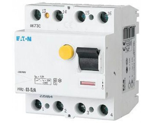 Реле контроля токов утечки 4п 0.1А (АС/DC) 5кА PFR2-1-S/A EATON 235866