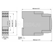 Реле контроля уровня 24-240V AC 50/60Гц 24-240V DC 0.1-1000кОм EMR6-N1000-A-1 EATON 184757