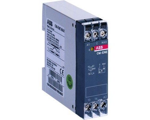 Реле контроля уровня жидкости CM-ENE MAX (контроль верхн. порога) питание 24В АС 1НО контакт ABB 1SVR550855R9400