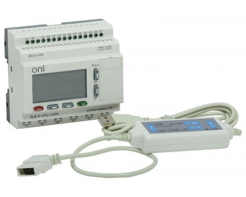 Реле логическое PLR-S. Стартовый набор 24В DC ONI PLR-S-STK-1206R-DC-BE