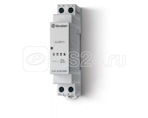 Реле модульное электронное 1NO 16А 230В AC 17.5мм IP20 FINDER 138182300000