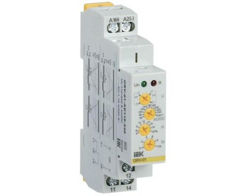 Реле напряжения ORV 1ф 110-240В AC/DC ИЭК ORV-01-AD110-240