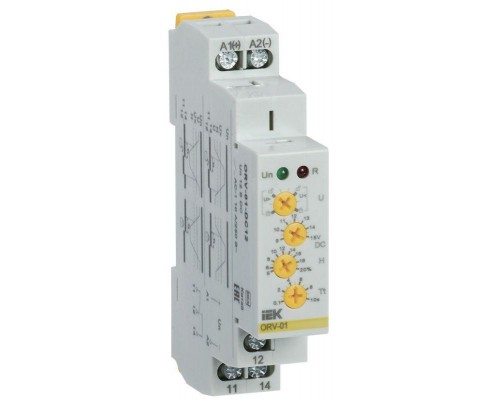 Реле напряжения ORV 1ф 12В DC ИЭК ORV-01-DC12