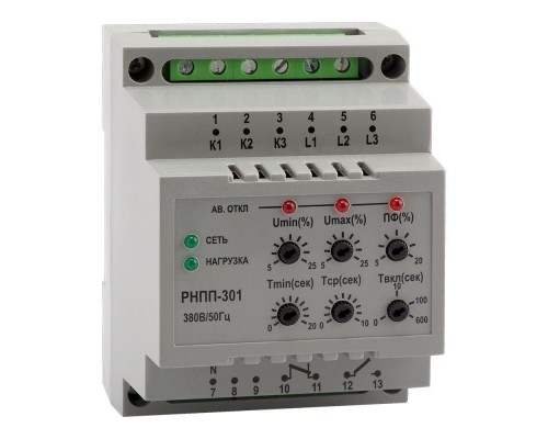 Реле напряжения OptiDin РНПП 301 У3 КЭАЗ 114063